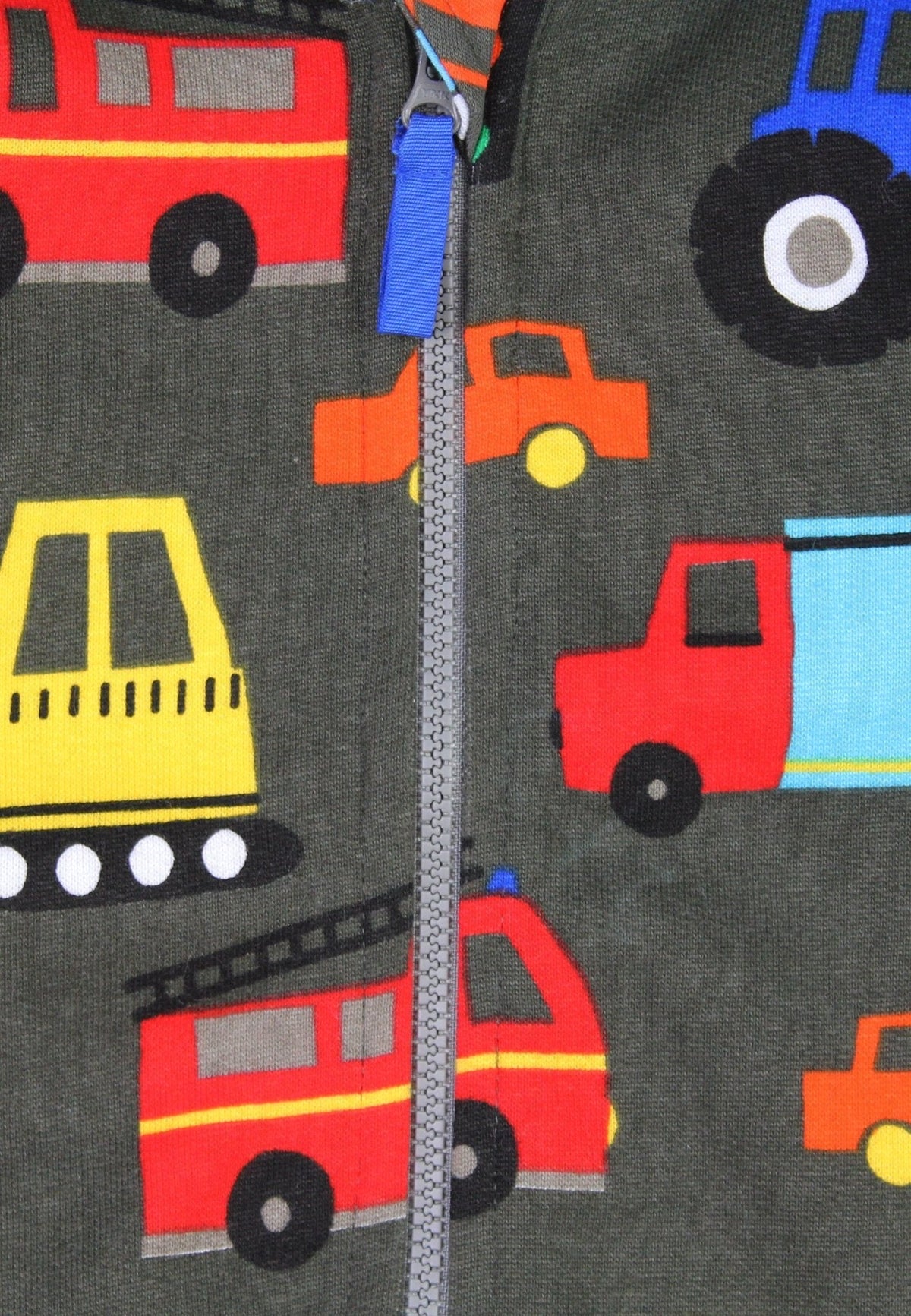Toby Tiger Organic Transport Print Hoodie