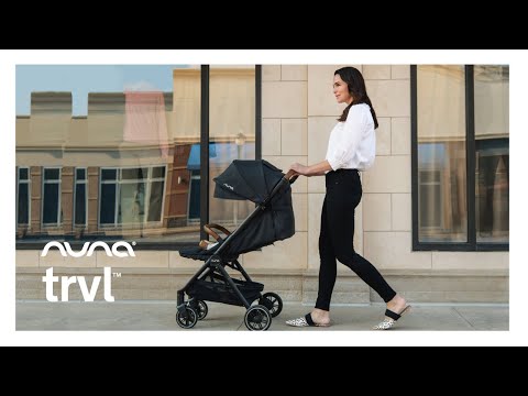 Nuna TRVL Compact Stroller with PIPA URBN Car Seat - Caviar