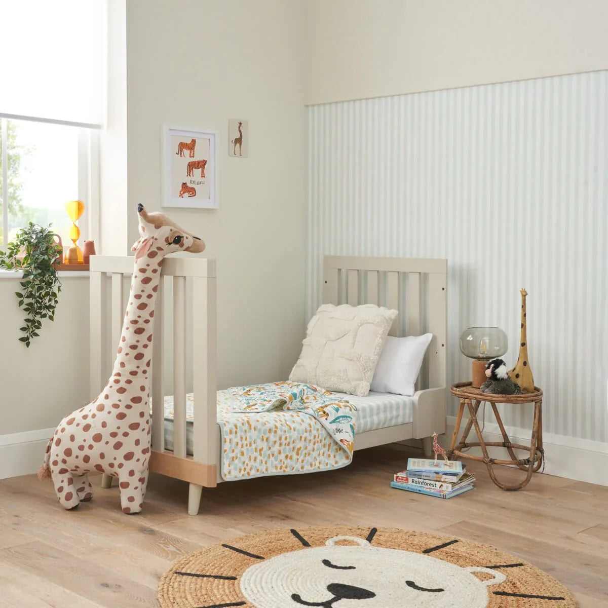Tutti Bambini Hygge Mini 2 Piece Room Set - Light Oak/White Sand