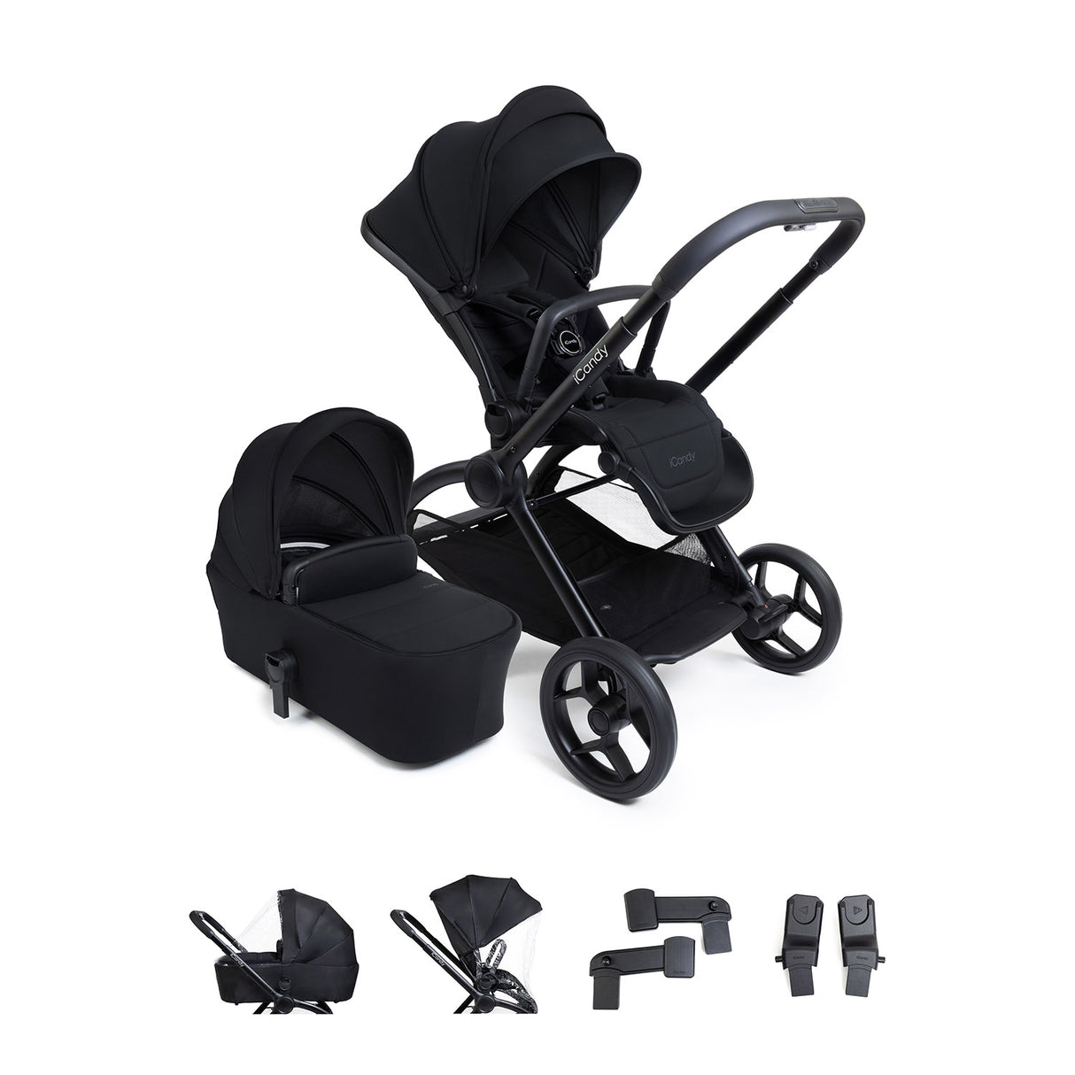 iCandy Core 2 Pushchair & Carrycot - Black