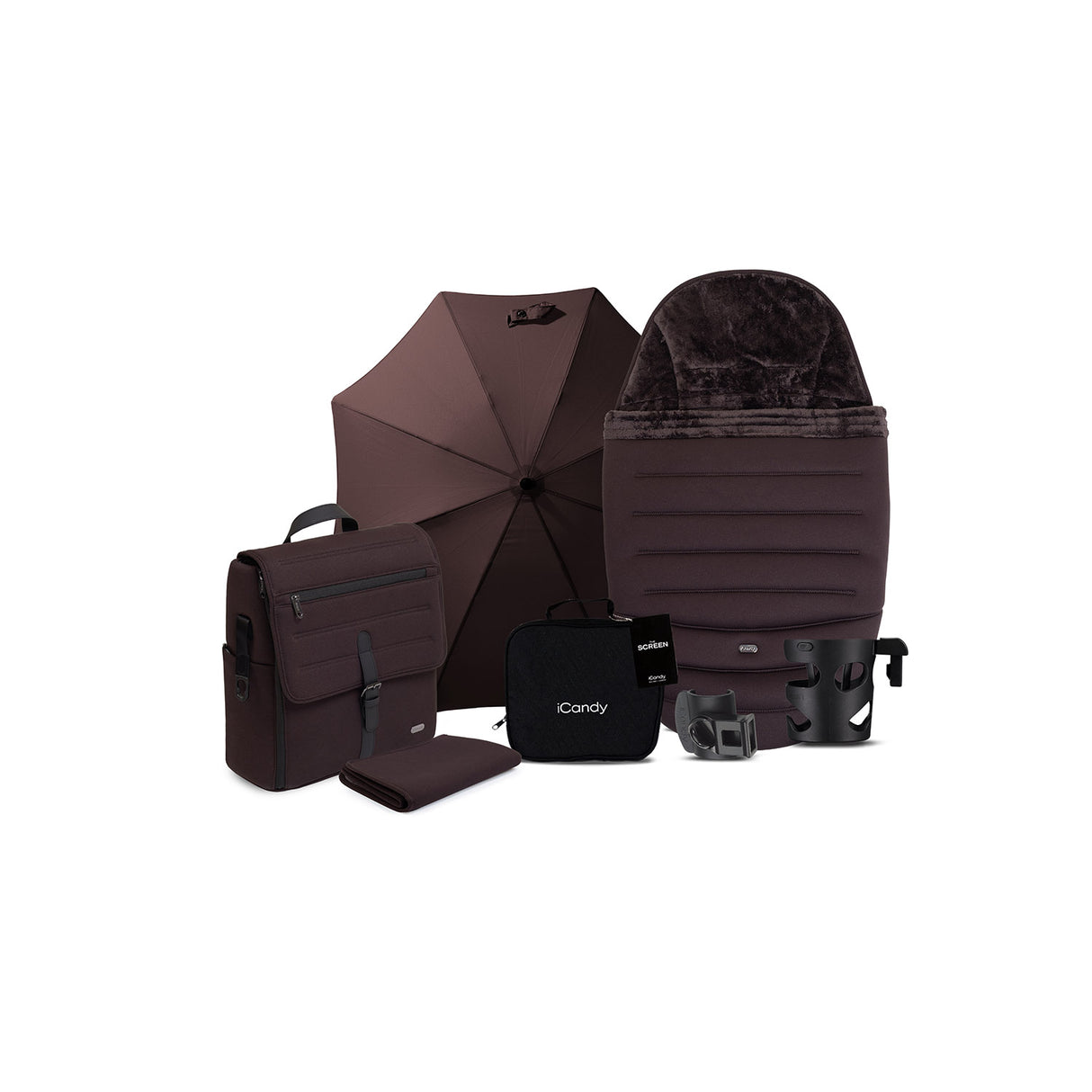 iCandy Peach 8 Editions Complete Accessory Bundle - Coffee Bean
