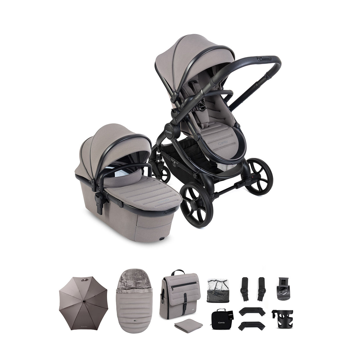 iCandy Peach 8 Complete Accessory Bundle - Porcini