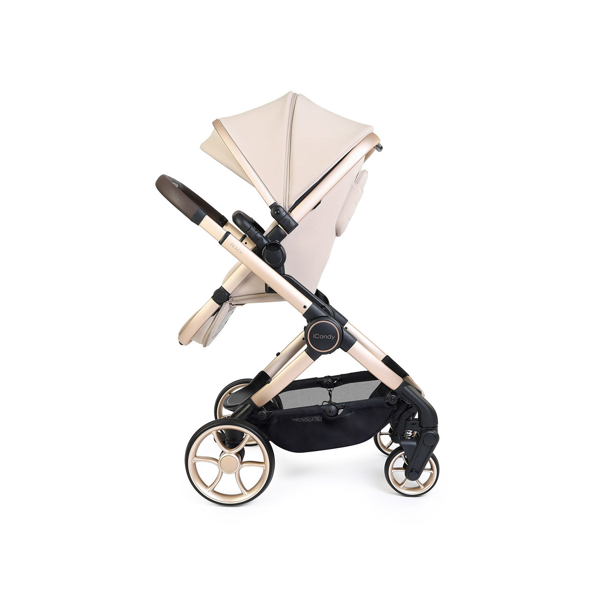 iCandy Peach 8 Editions Maxi-Cosi Cabriofix iSize Car Seat & Base Bundle - Biscotti