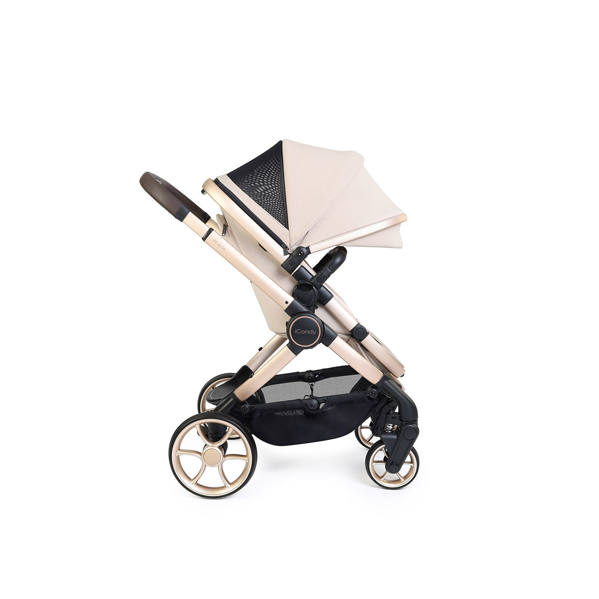 iCandy Peach 8 Editions Maxi-Cosi Cabriofix iSize Car Seat & Base Bundle - Biscotti