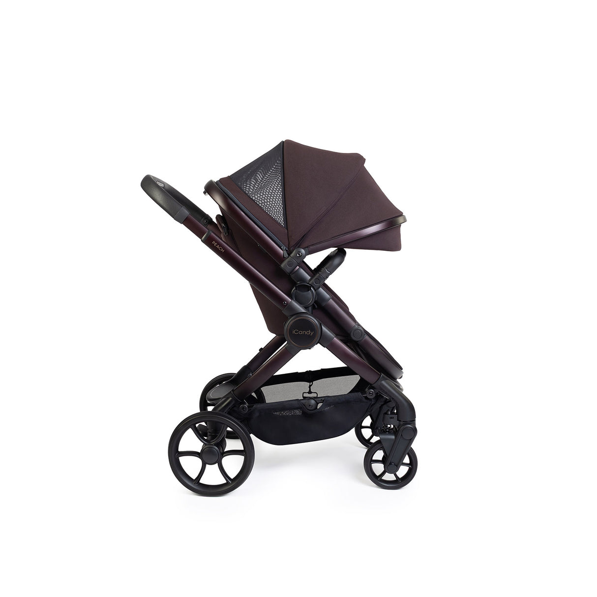 iCandy Peach 8 Editions Maxi-Cosi Cabriofix iSize Car Seat & Base Bundle - Coffee Bean
