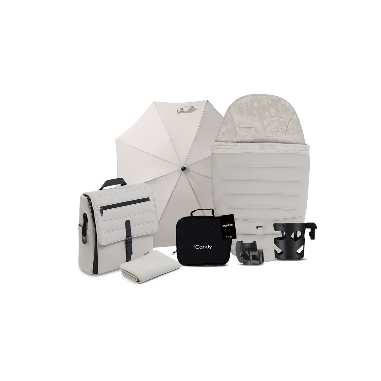 iCandy Peach 8 Cybex Cloud T Car Seat & 360 Base Bundle - Taupe