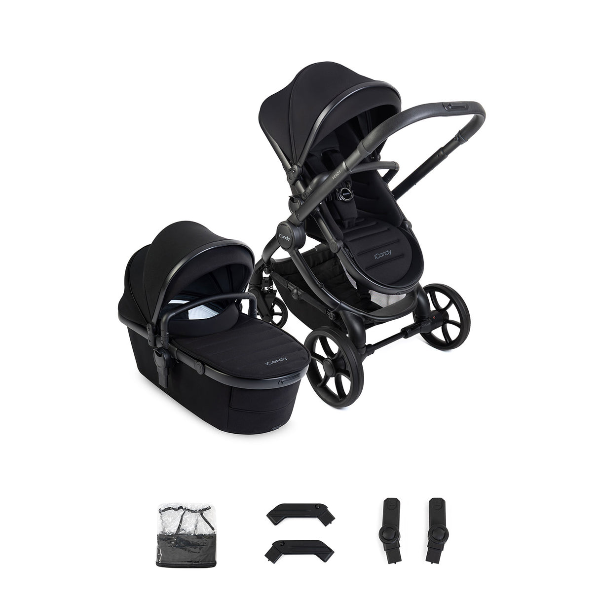iCandy Peach 8 Pushchair & Carrycot Combo - Black