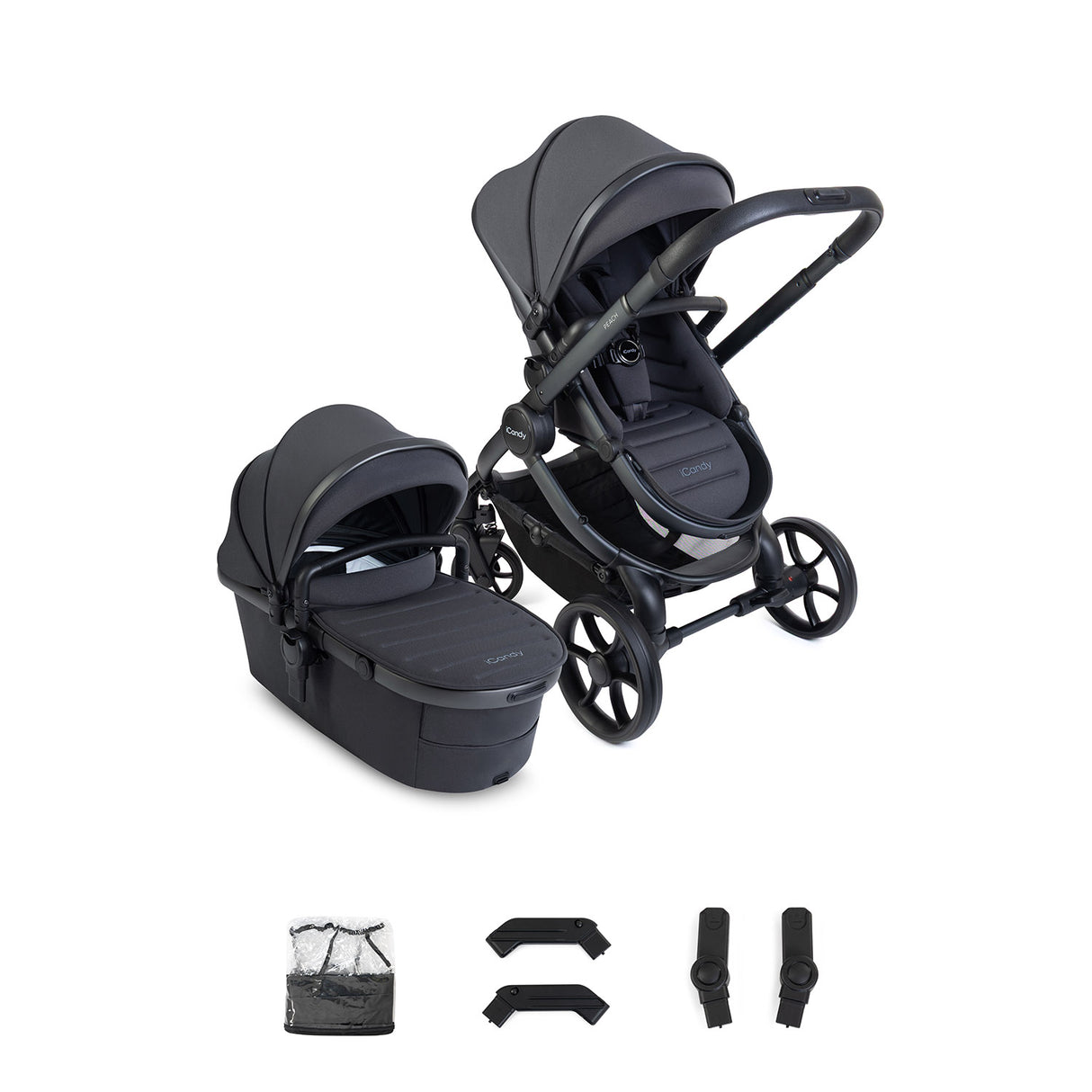 iCandy Peach 8 Pushchair & Carrycot Combo - Grey