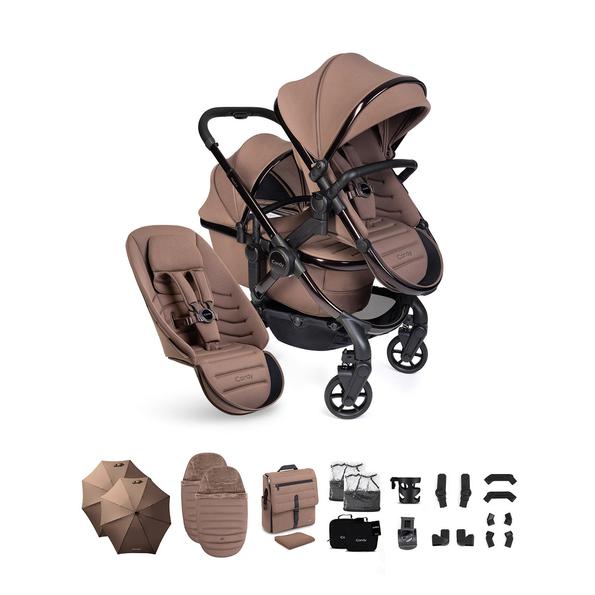 iCandy Peach 8 Editions Double Complete Accessory Bundle - Coco