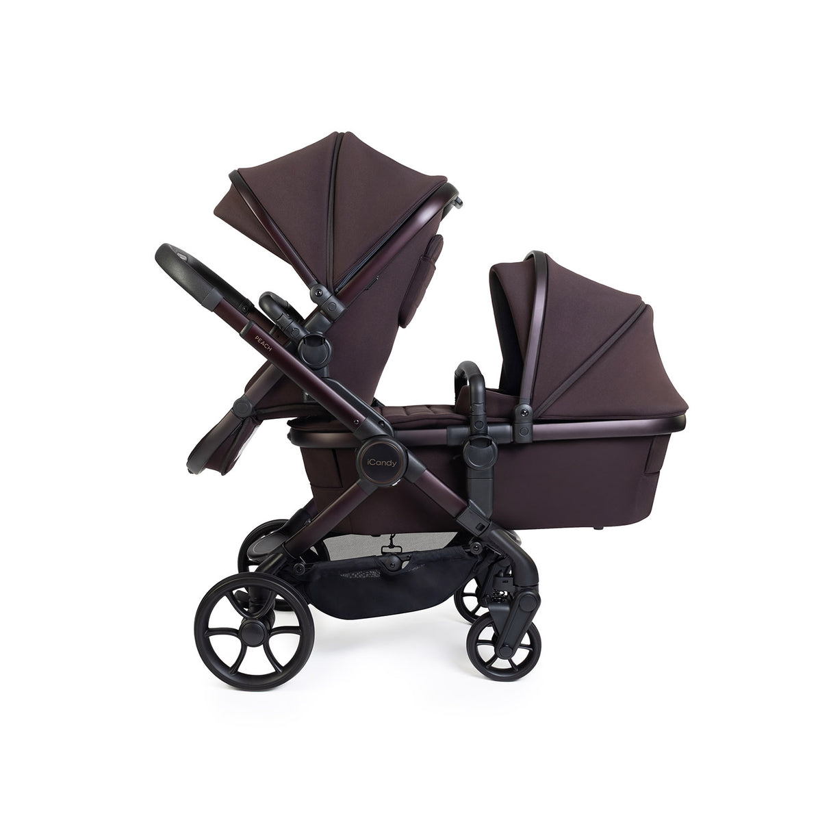 iCandy Peach 8 Editions Double Pushchair & Carrycot Combo - Coffee Bean