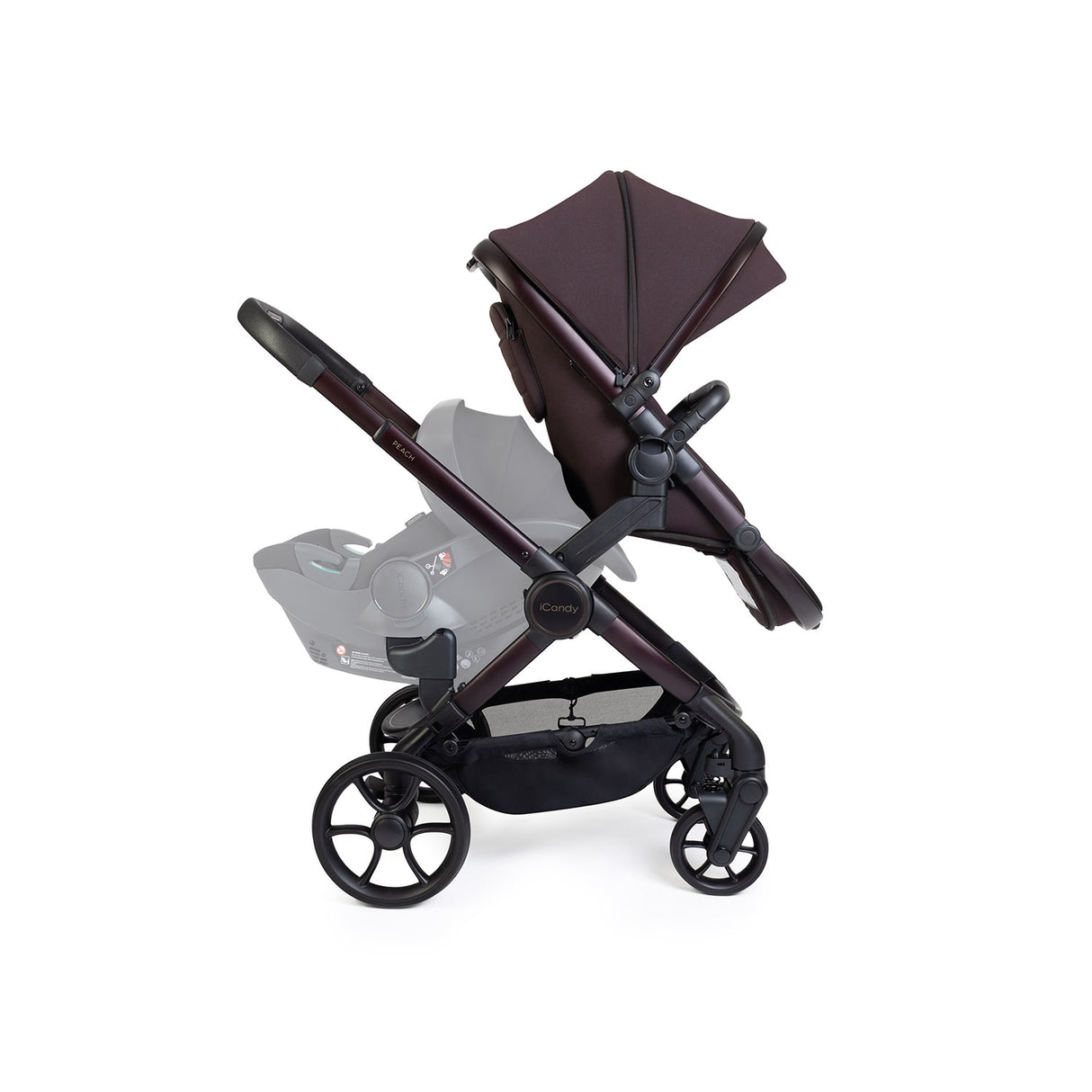 iCandy Peach 8 Editions Double Pushchair & Carrycot Combo - Coffee Bean