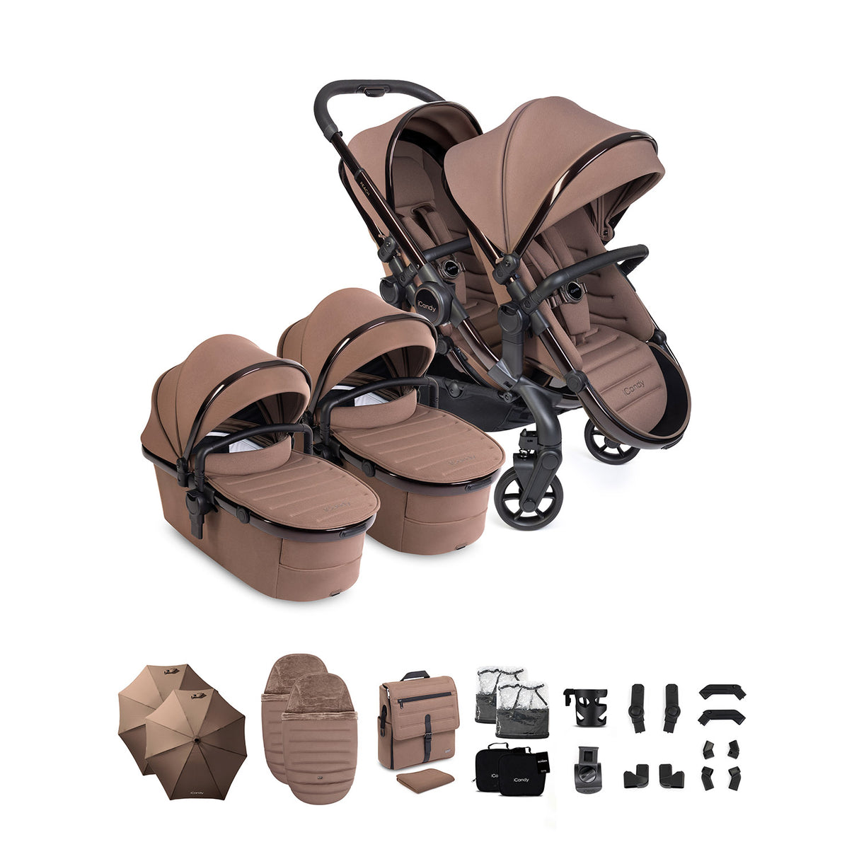 iCandy Peach 8 Editions Twin Complete Accessory Bundle - Coco