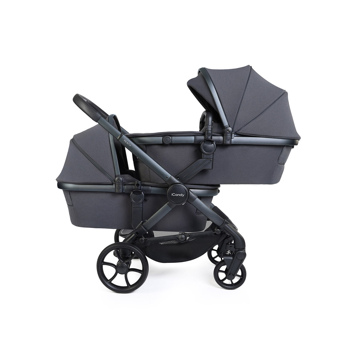 iCandy Peach 8 Twin Pushchair & Carrycot Combo - Grey