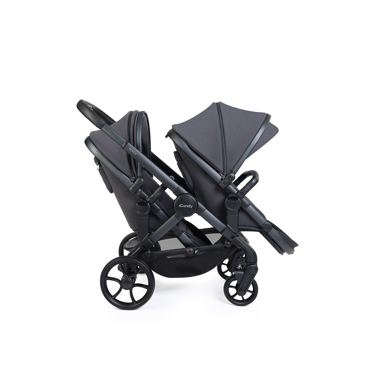 iCandy Peach 8 Twin Pushchair & Carrycot Combo - Grey