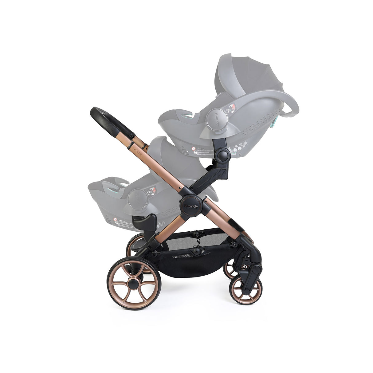 iCandy Peach 8 Editions Twin Pushchair & Carrycot Combo - Pecan