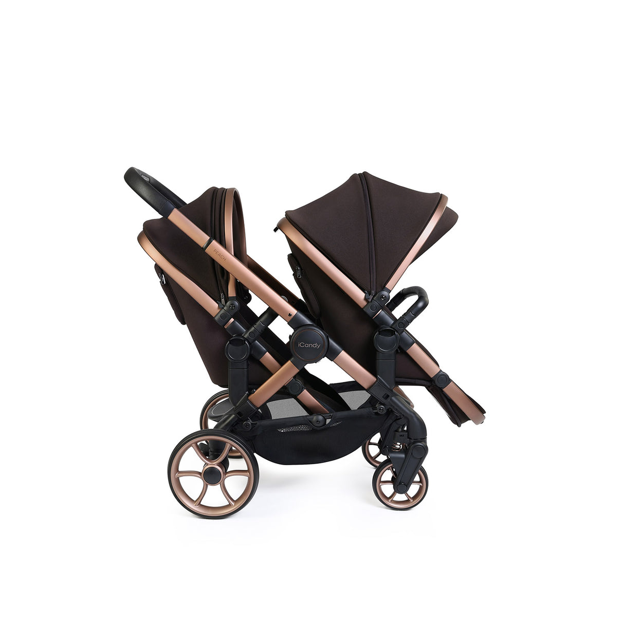 iCandy Peach 8 Editions Twin Pushchair & Carrycot Combo - Pecan