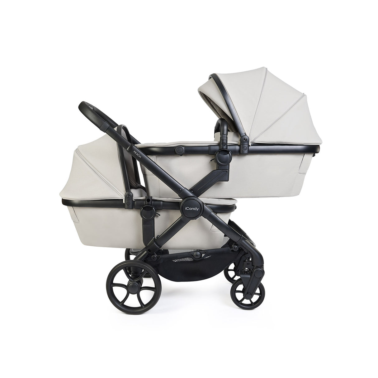 iCandy Peach 8 Twin Pushchair & Carrycot Combo - Taupe