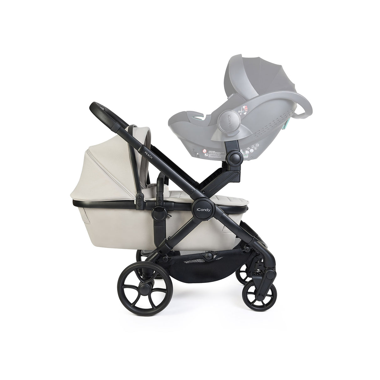 iCandy Peach 8 Twin Pushchair & Carrycot Combo - Taupe