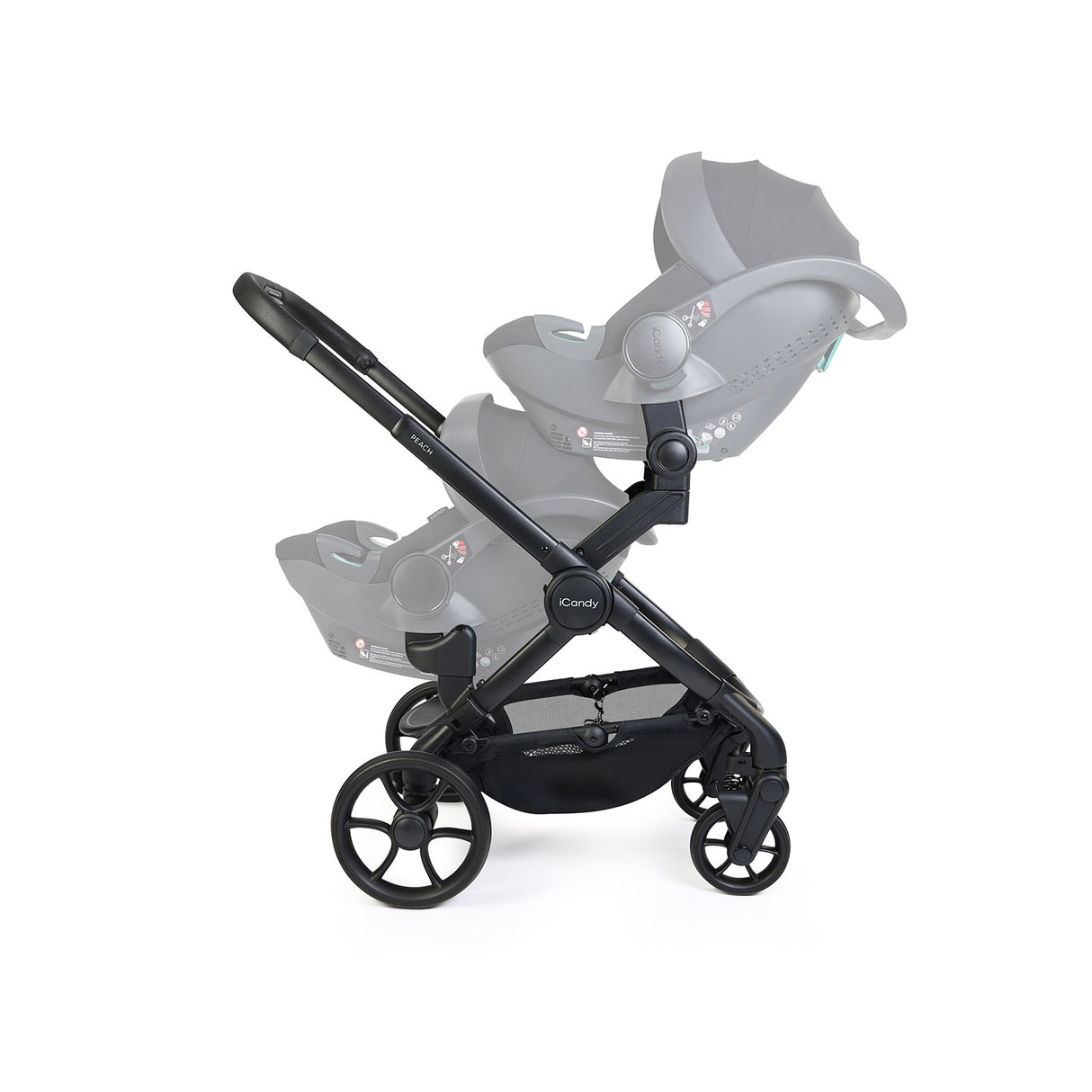 iCandy Peach 8 Twin Pushchair & Carrycot Combo - Taupe