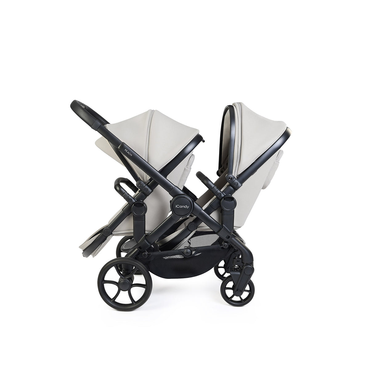 iCandy Peach 8 Twin Pushchair & Carrycot Combo - Taupe