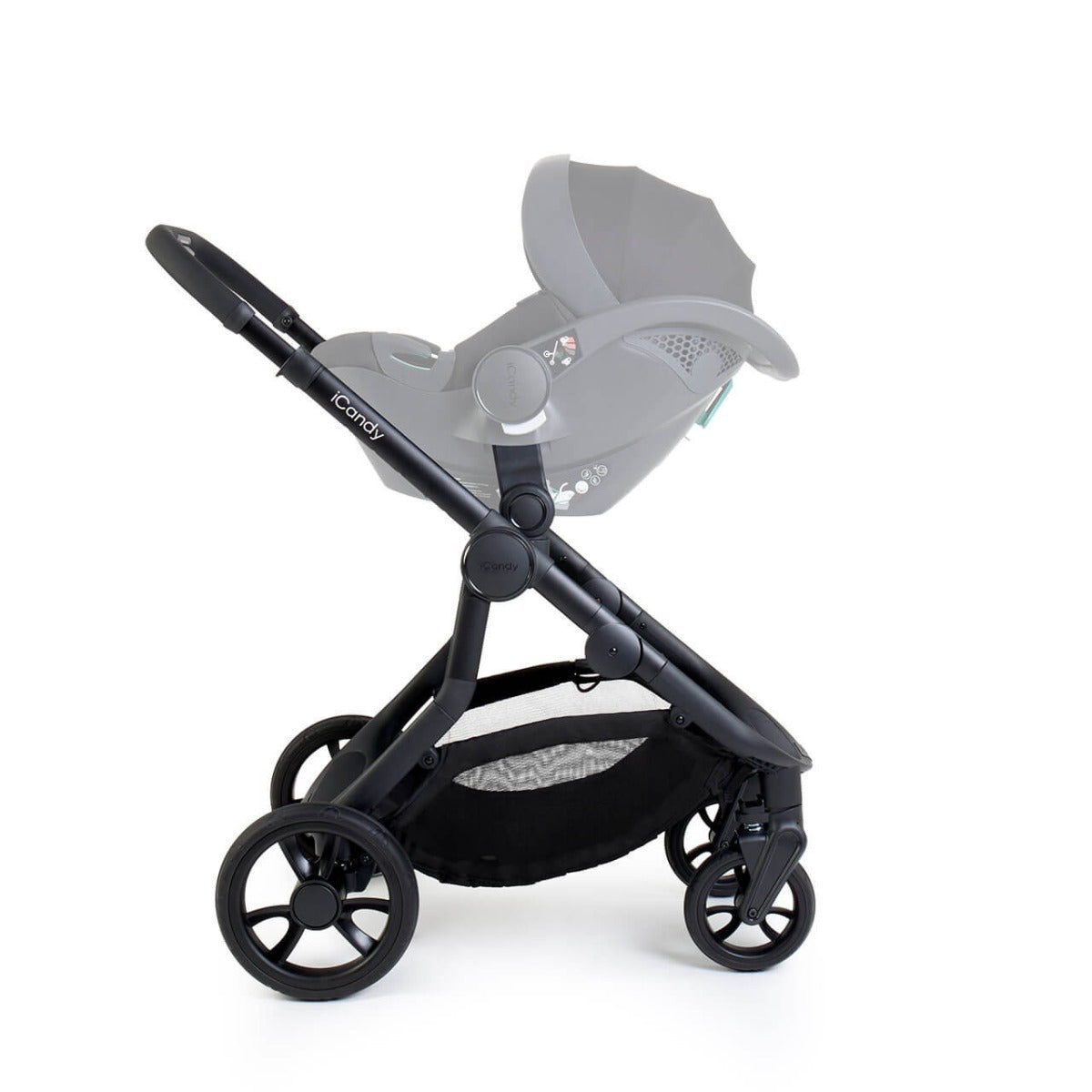 iCandy Orange 4 Travel System Bundle with Cocoon & Base - Black Edition