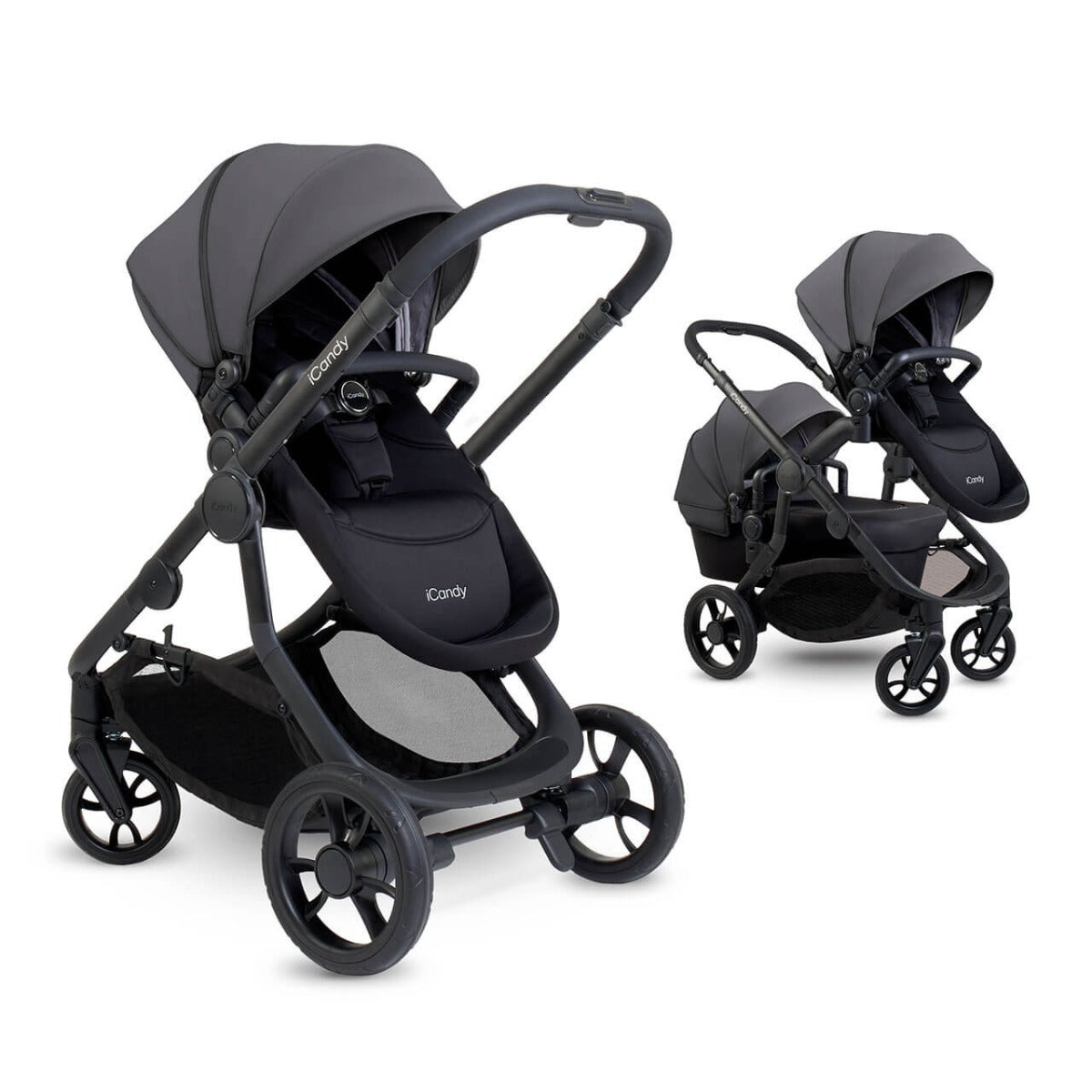 iCandy Orange 4 Travel System Bundle with Maxi-Cosi Cabriofix i-Size & Base - Fossil