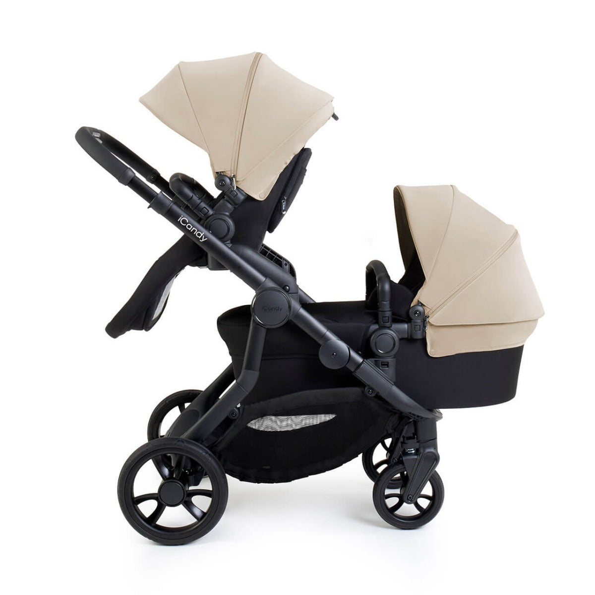 iCandy Orange 4 Travel System Bundle with Cocoon & Base - Latte