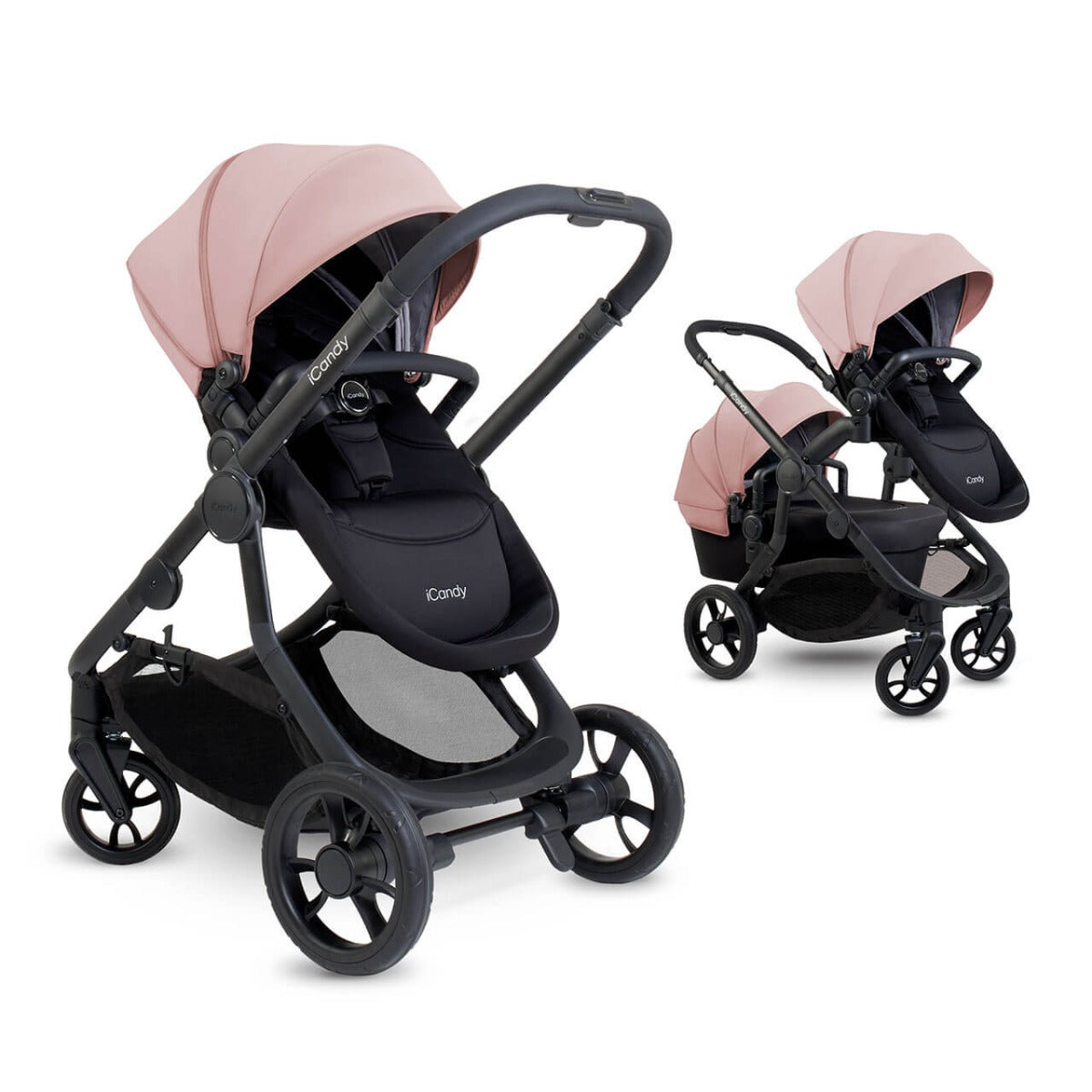 iCandy Orange 4 Travel System Bundle with Cybex Cloud T & Rotating Base - Rose