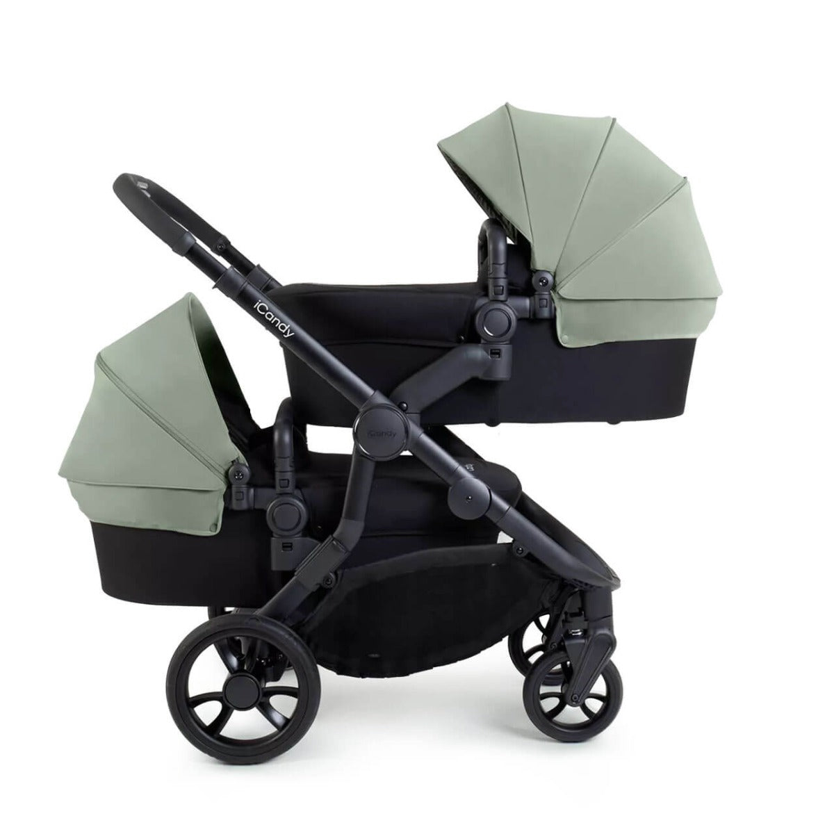 iCandy Orange 4 Twin Cocoon i-Size Complete Travel System Bundle - Pistachio