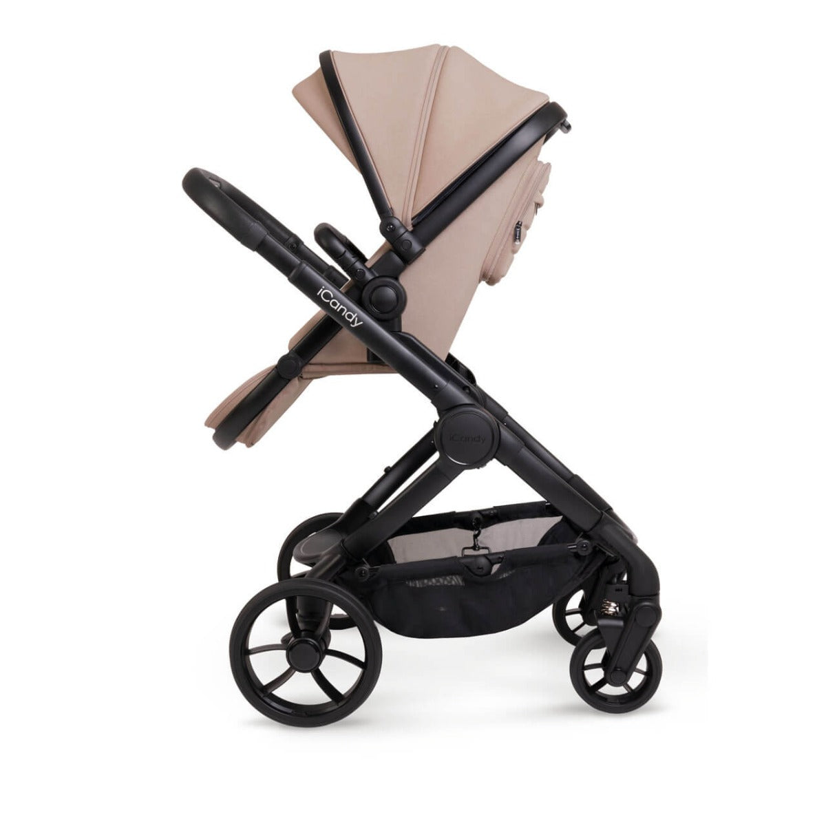 iCandy Peach 7 Travel System Bundle with Maxi-Cosi Pebble 360 iSize Car Seat & Base - Cookie