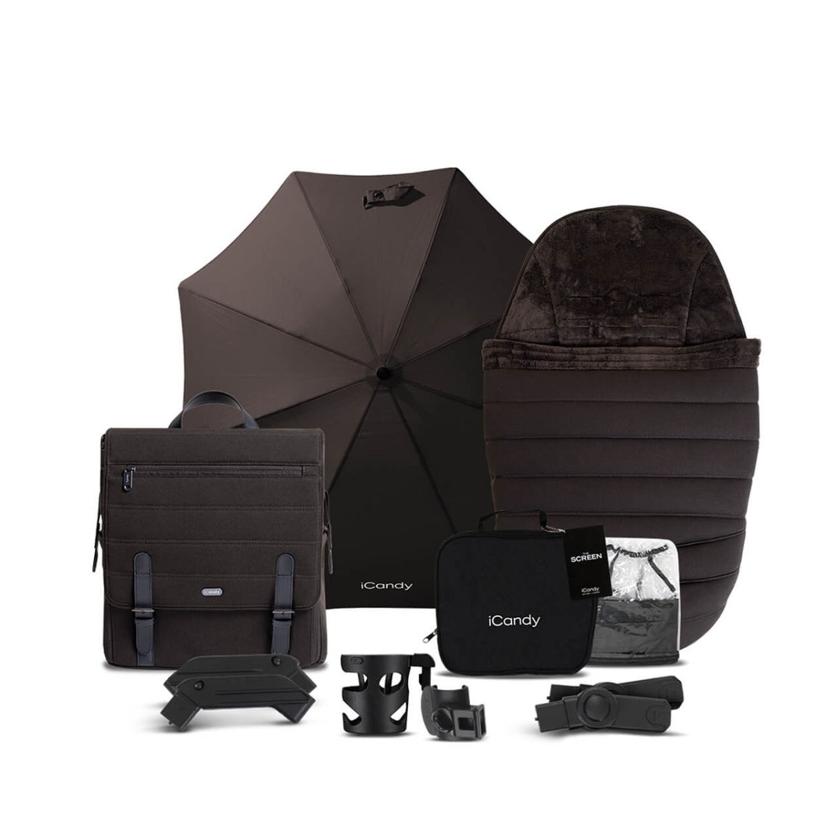 iCandy Peach 7 Travel System Bundle with Maxi-Cosi Cabriofix iSize Car Seat & Base - Pecan