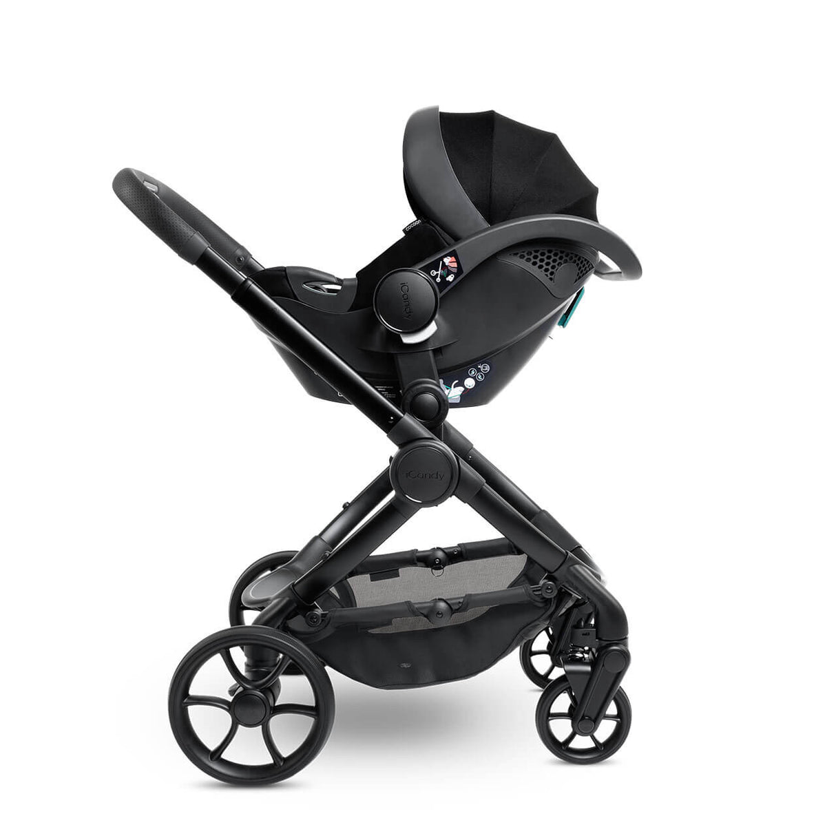 iCandy Peach 7 STUDIO Travel System Bundle with Cocoon i-Size Car Seat & Base - Zenith