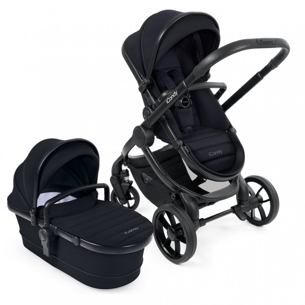 iCandy Peach 7 Pushchair and Carrycot - Black Edition