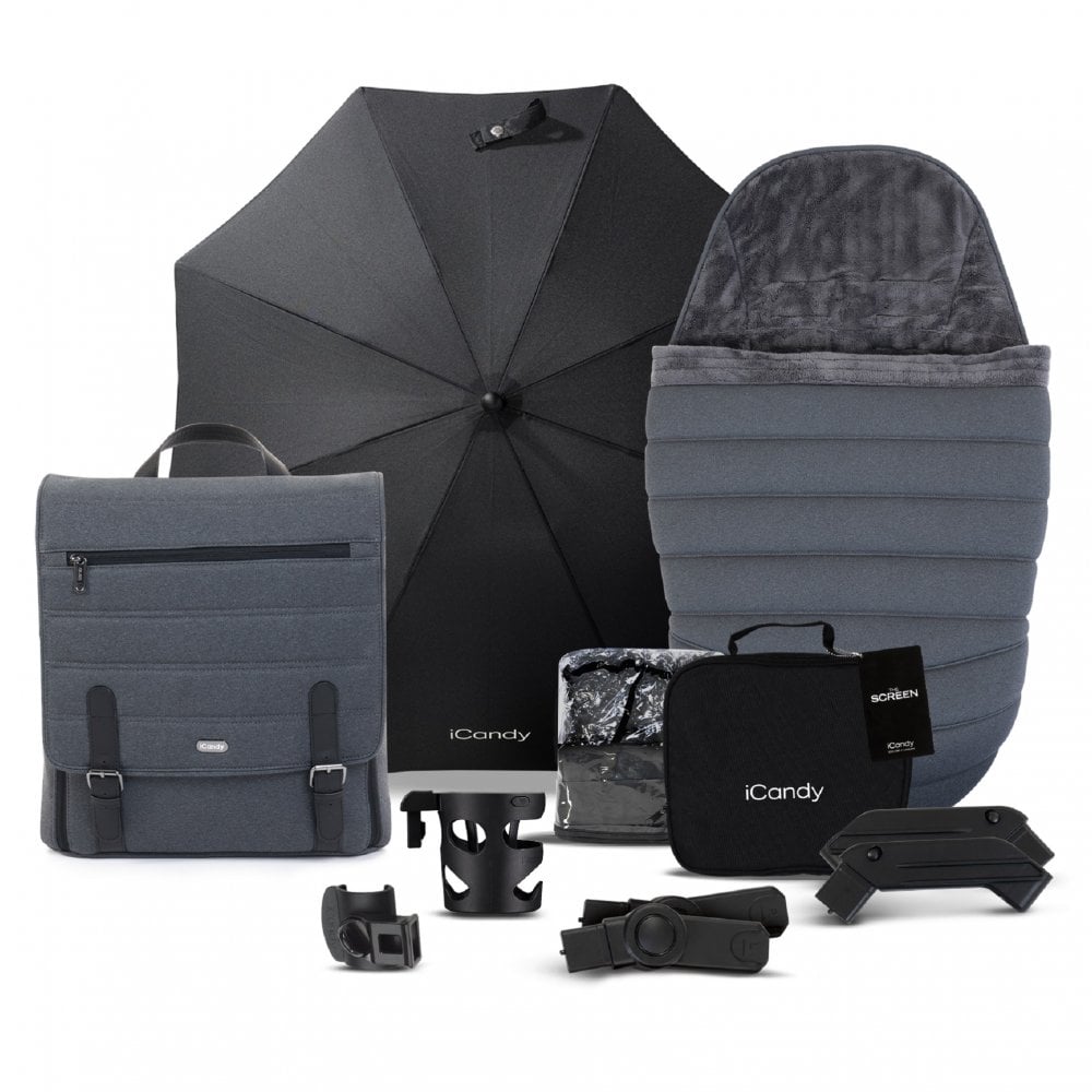 iCandy Peach 7 Travel System Bundle with Maxi-Cosi Cabriofix iSize Car Seat & Base - Truffle