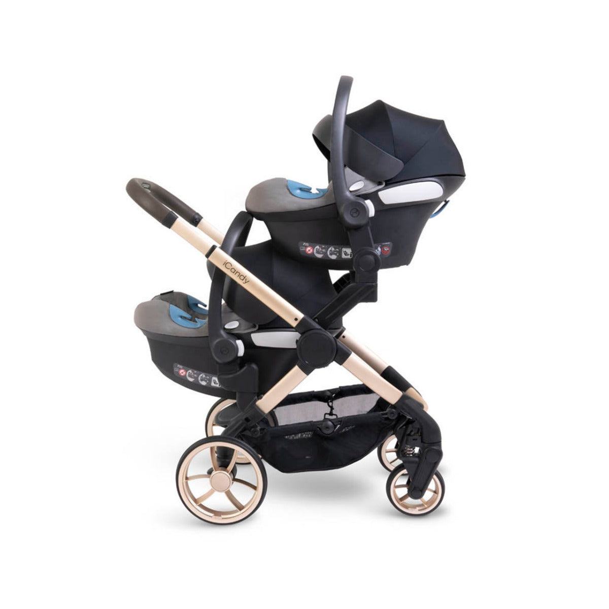 iCandy Peach 7 Twin Pushchair - Biscotti