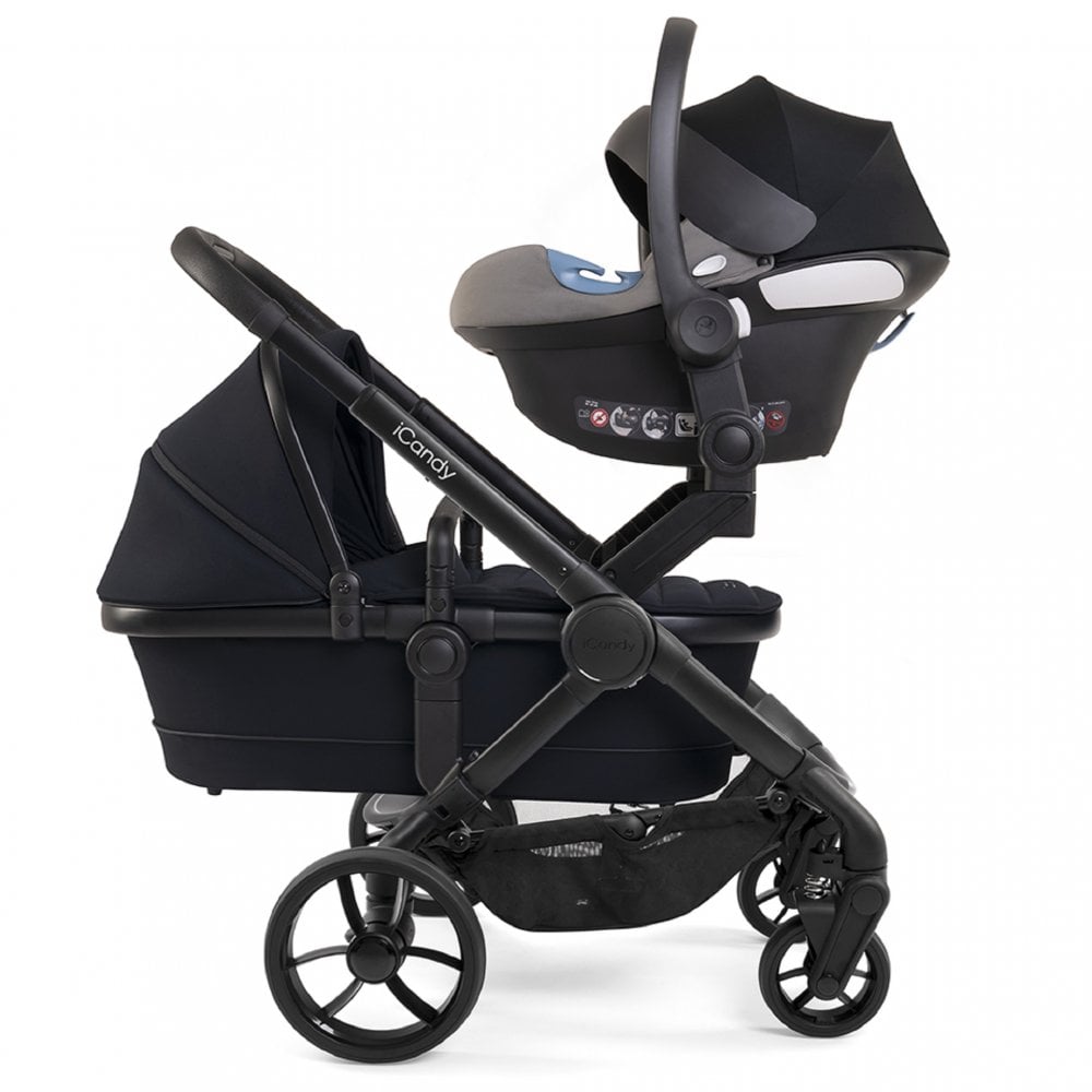 iCandy Peach 7 Twin Pushchair - Black Edition