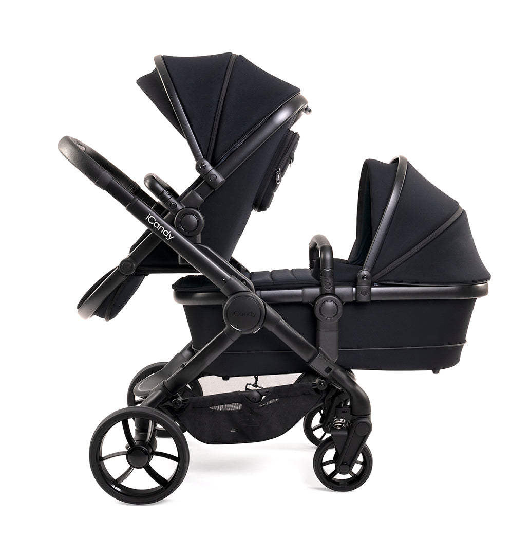 iCandy Peach 7 Double Pushchair - Black Edition