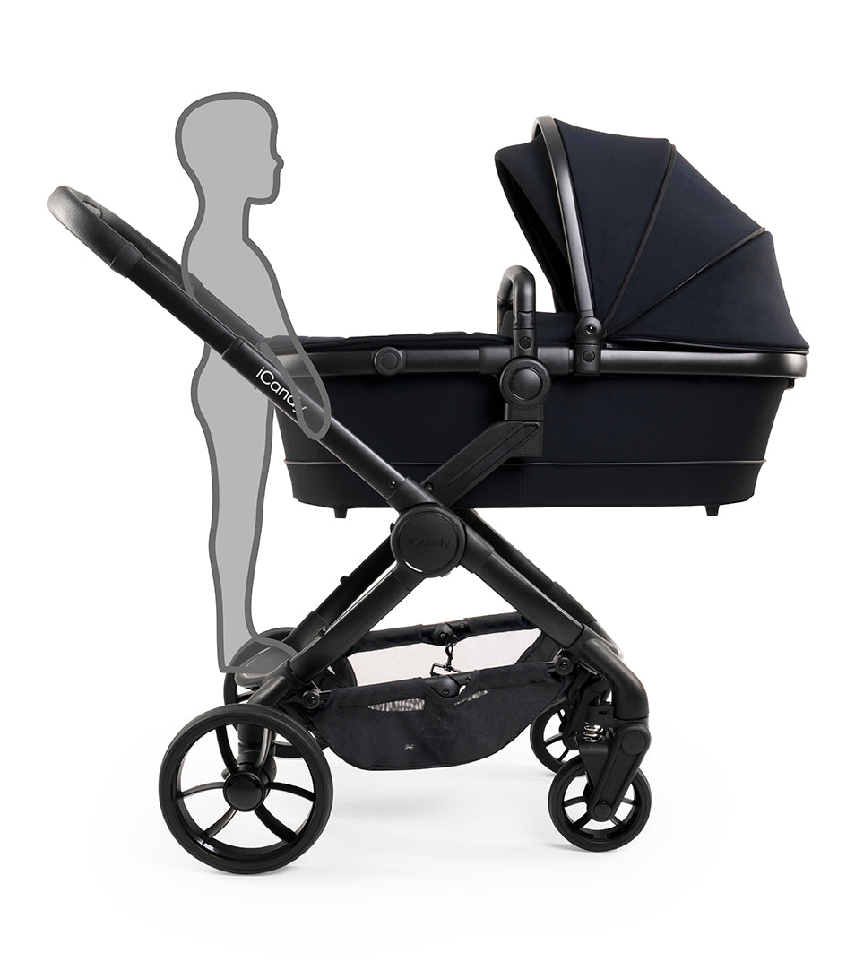 iCandy Peach 7 Double Pushchair - Black Edition
