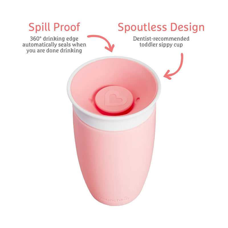 Munchkin Miracle Sippy Cup 10Oz - Pink