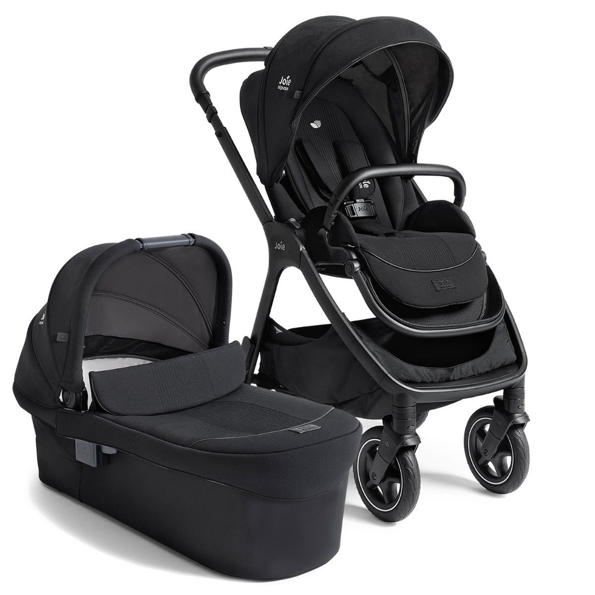 Joie Finiti Signature Pushchair & Ramble XL Carrycot - Eclipse (2025)