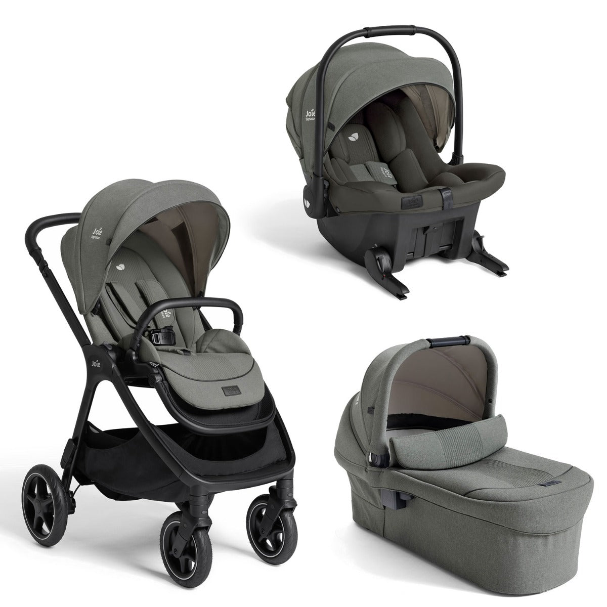 Joie Finiti Signature Flex Click & Go Travel System with Sprint - Evergreen