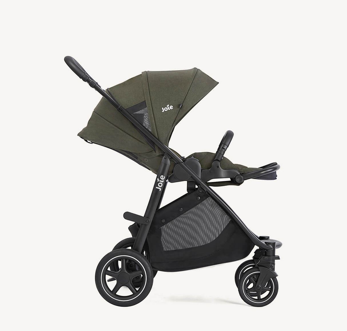 Joie Versatrax On The Go Encore Travel System Bundle - Fern