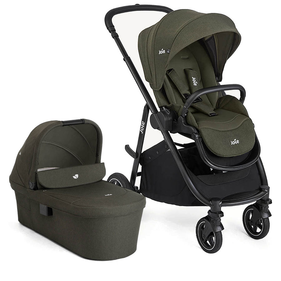 Joie Versatrax On The Go Encore Travel System Bundle - Fern