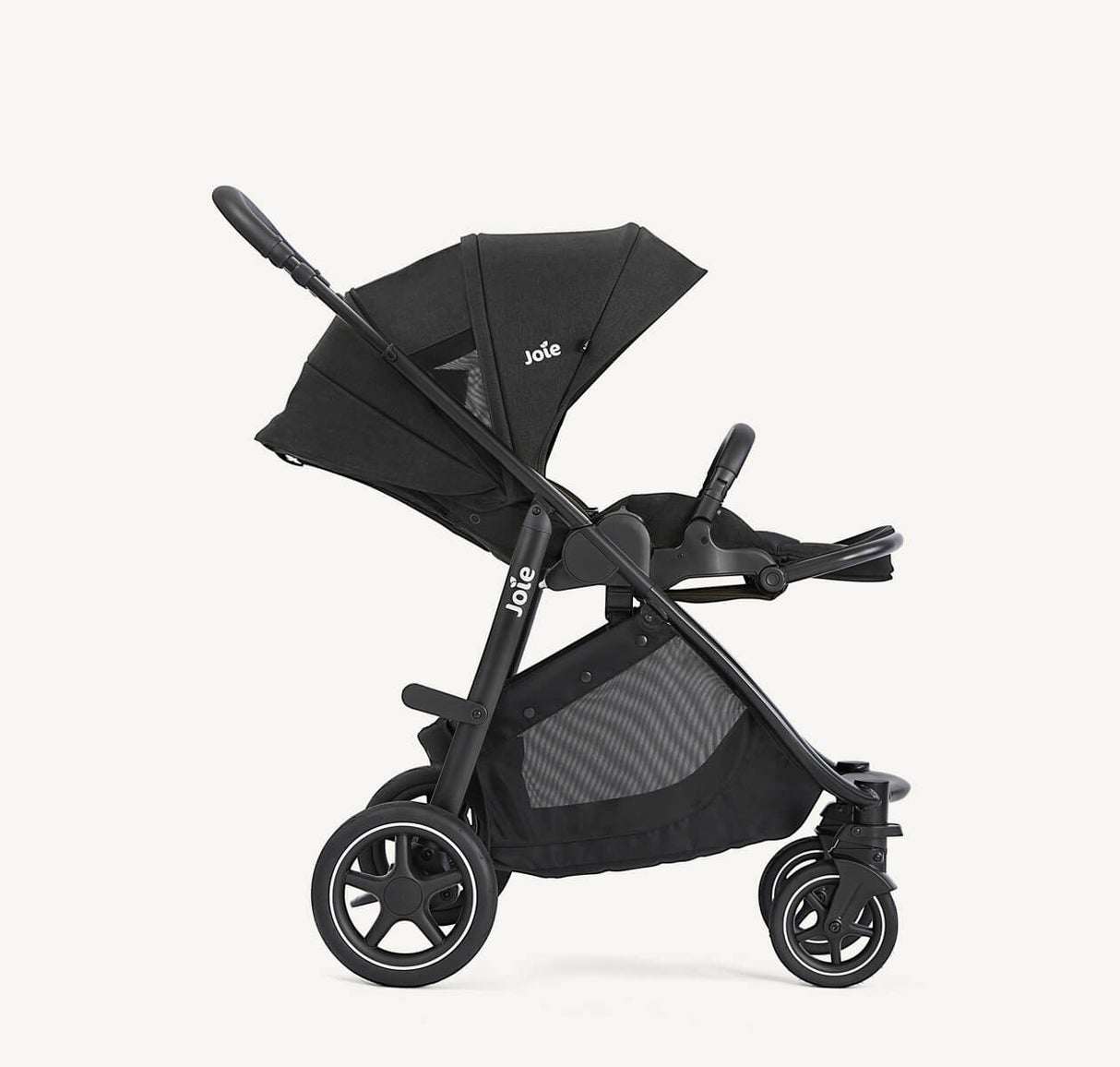 Joie Versatrax with Ramble XL Carrycot - Raven