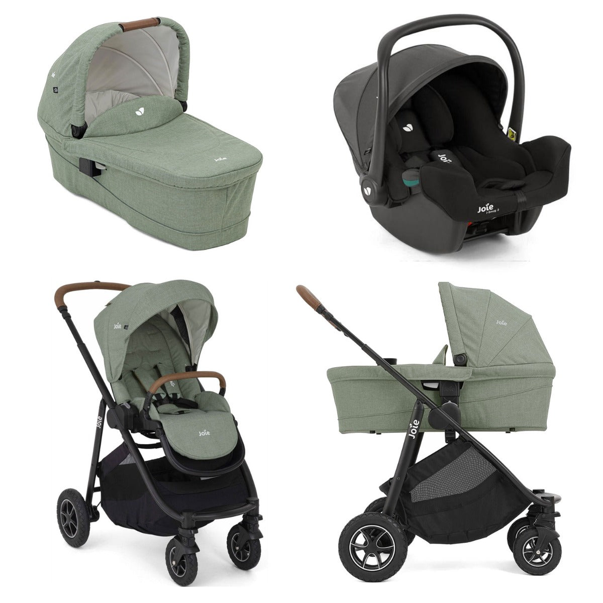 Joie Versatrax + i-Snug 2 Travel System Bundle - Laurel