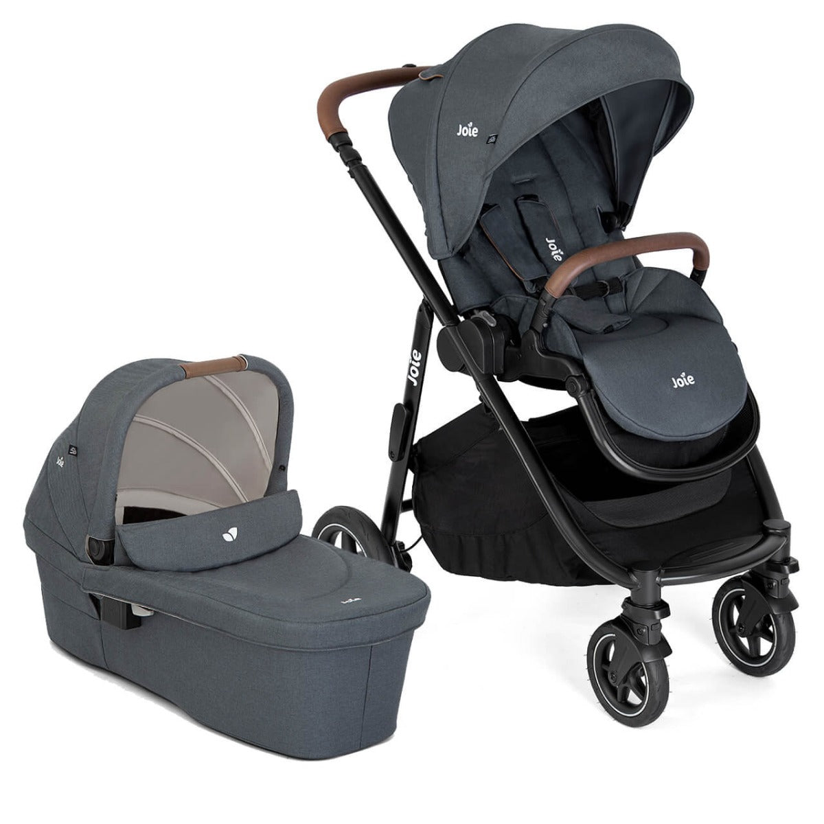 Joie Versatrax On The Go Encore Travel System Bundle - Moonlight
