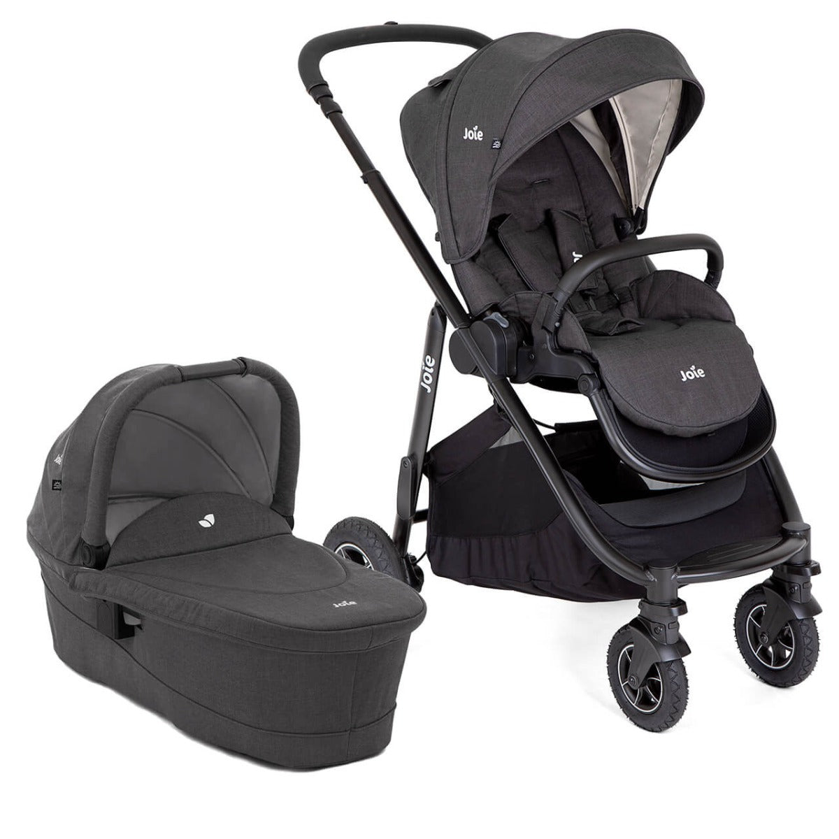 Joie Versatrax On The Go Encore Travel System Bundle - Shale