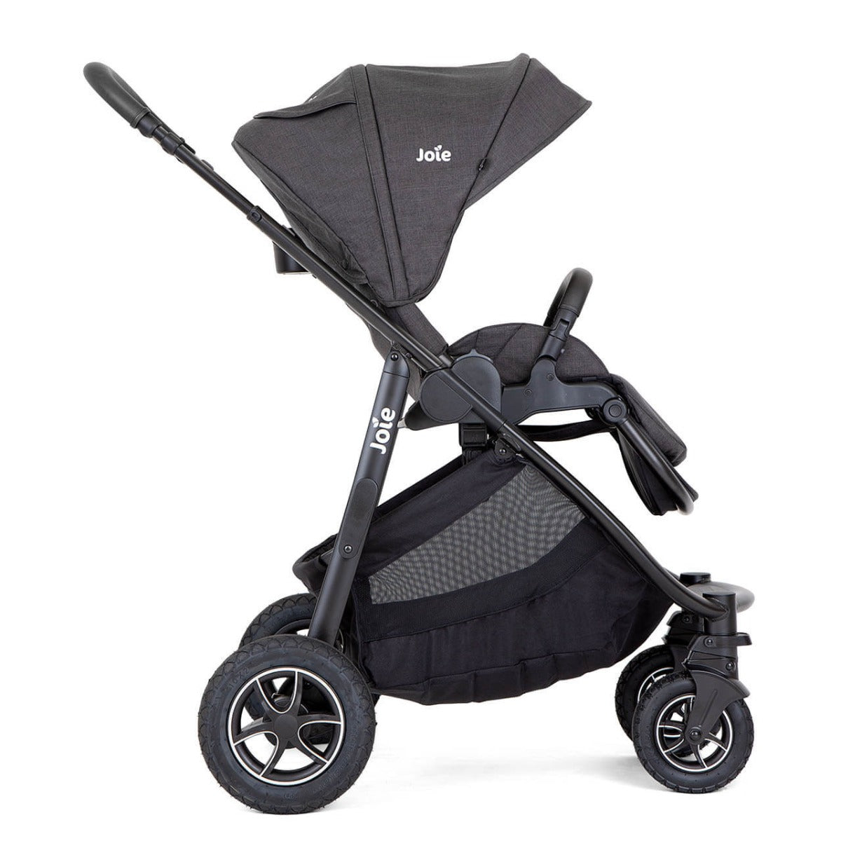 Joie Versatrax with Ramble XL Carrycot - Shale