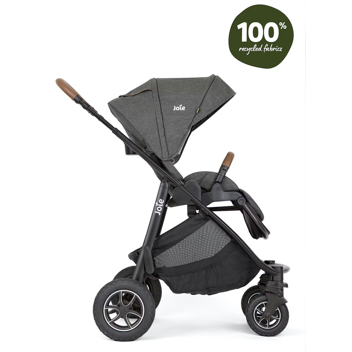 Joie Versatrax Trio On The Go Encore Travel System Bundle - Shell Grey
