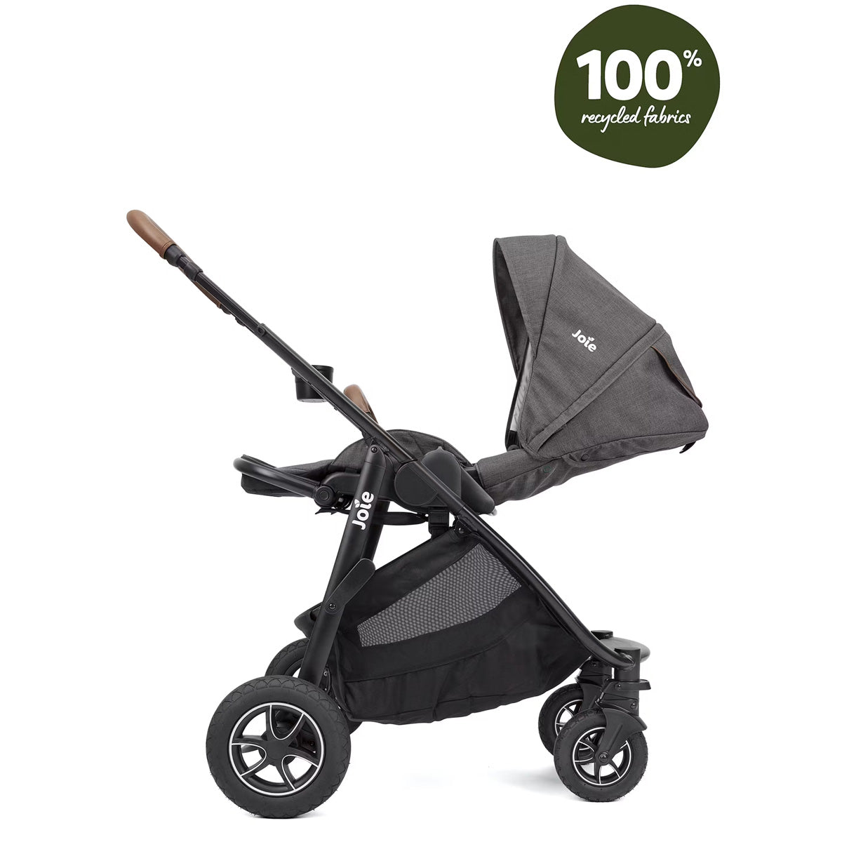 Joie Versatrax Trio On The Go Encore Travel System Bundle - Shell Grey